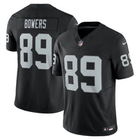 Las Vegas Raiders Brock Bowers Nike Black Team Vapor F.U.S.E. Limited Jersey