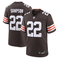 Cleveland Browns Dylan Sampson Nike Brown Team Game Jersey