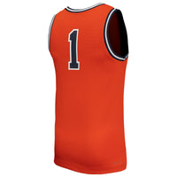 #1 Virginia Cavaliers Nike Throwback Replica Basketball Jersey - Orange