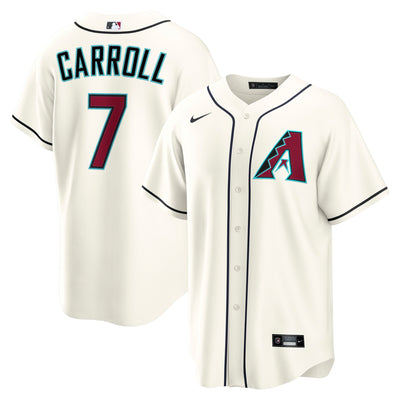 Arizona Diamondbacks Corbin Carroll Nike Cream Home Replica Jersey
