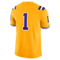 #1 LSU Tigers Nike Alternate Game Jersey - Gold