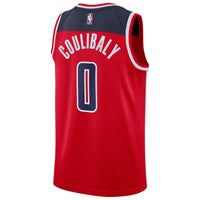 Washington Wizards Nike Icon Edition Swingman Jersey - Red - Bilal Coulibaly -