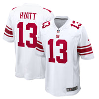 New York Giants Jalin Hyatt Nike White Game Jersey