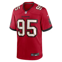 Tampa Bay Buccaneers Elijah Roberts Nike Red Team Game Jersey