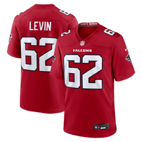 Atlanta Falcons Corey Levin Nike Red Team Game Jersey