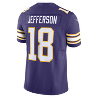 Minnesota Vikings Justin Jefferson Nike Purple Vapor F.U.S.E. Limited Jersey