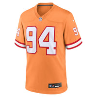 Tampa Bay Buccaneers Calijah Kancey Nike Orange Alternate Game Jersey