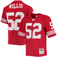 San Francisco 49ers Patrick Willis Mitchell & Ness Scarlet Legacy Replica Jersey