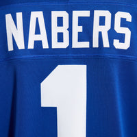 New York Giants Malik Nabers Nike Royal Team Vapor F.U.S.E. Stitched Limited Jersey