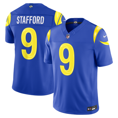Los Angeles Rams Matthew Stafford Nike Royal Team Vapor F.U.S.E. Stitched Limited Jersey