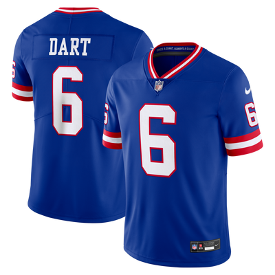New York Giants Jaxson Dart Nike Royal Legacy Vapor Untouchable Stitched Limited Jersey