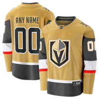 Vegas Golden Knights Fanatics Home Breakaway Custom Jersey
