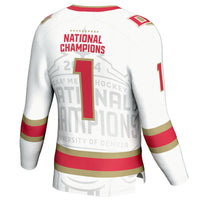 Denver Pioneers GameDay Greats 2024 NCAA Ice Hockey National Champions Fashion Jersey - White