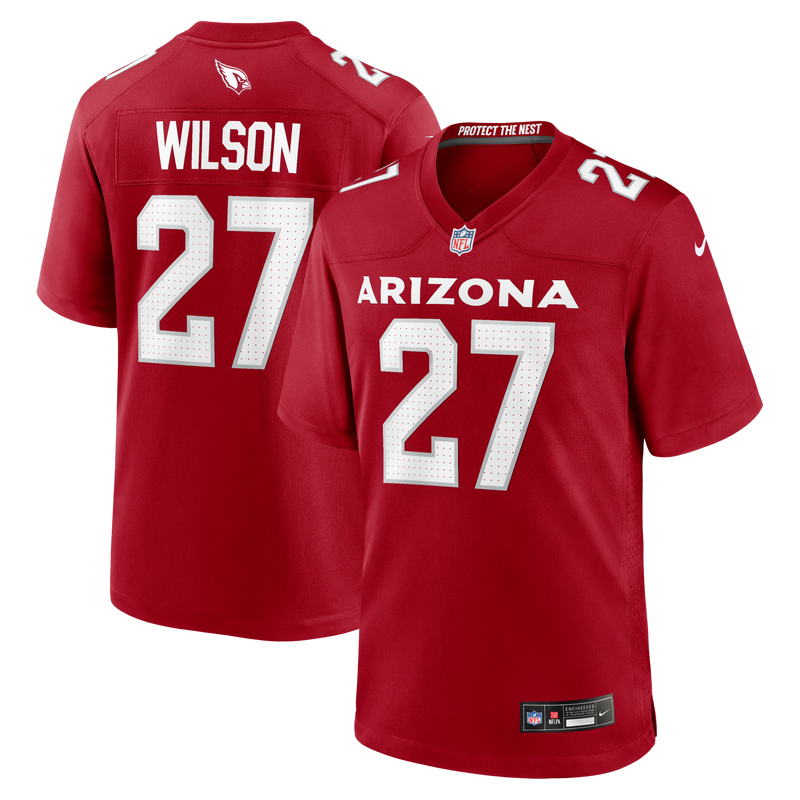 Arizona Cardinals Divaad Wilson Nike Cardinal Team Game Jersey