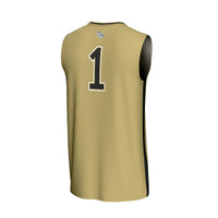 #1 UCF Knights GameDay Greats Lightweight Collegiate Basketball Fashion Jersey - Gold