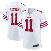San Francisco 49ers Brandon Aiyuk Nike White Game Jersey
