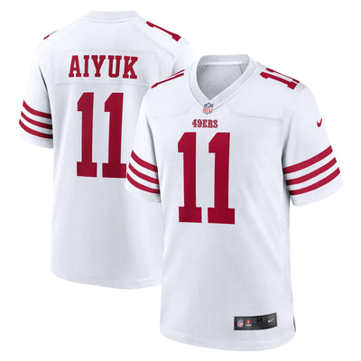 San Francisco 49ers Brandon Aiyuk Nike White Game Jersey