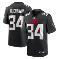 Atlanta Falcons Ray Buchanan Nike Black Game Retired Player Jersey