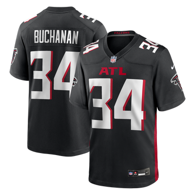 Atlanta Falcons Ray Buchanan Nike Black Game Retired Player Jersey