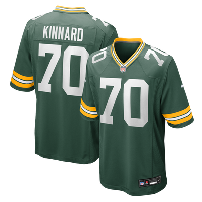 Green Bay Packers Darian Kinnard Nike Green Team Game Jersey