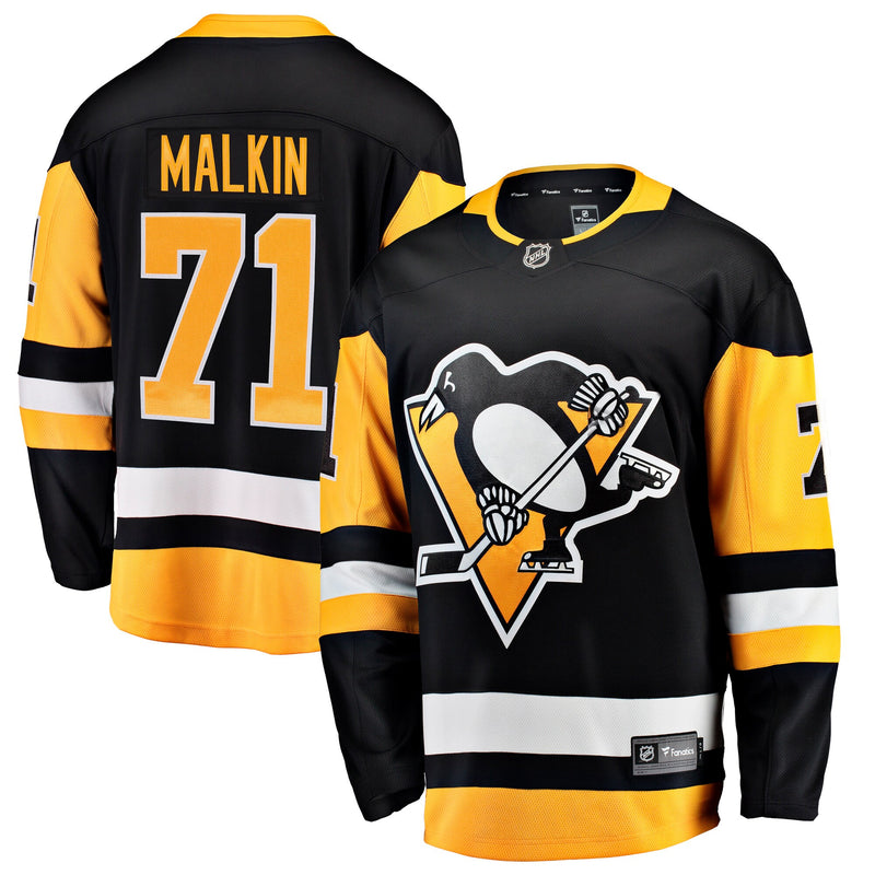 Pittsburgh Penguins Evgeni Malkin Fanatics Black Home Breakaway Jersey