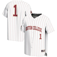 #1 Boston College Eagles GameDay Greats Lightweight Baseball Fashion Jersey - White