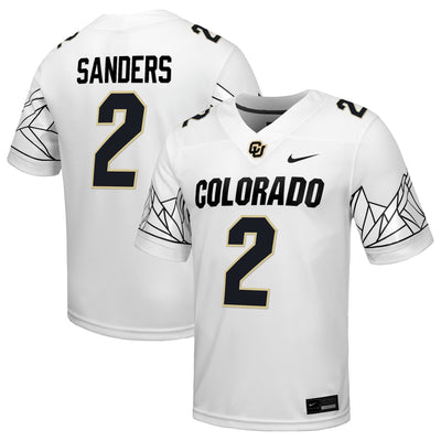 Shedeur Sanders Colorado Buffaloes Nike Alumni Game Jersey - White