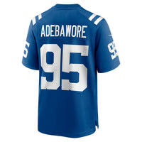 Indianapolis Colts Adetomiwa Adebawore Nike Royal Team Game Jersey