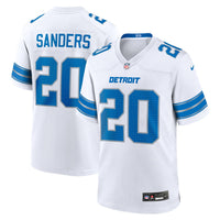 Detroit Lions Barry Sanders Nike White Retired Player Game Jersey