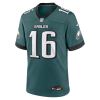 Philadelphia Eagles Tanner McKee Nike Midnight Green Team Game Jersey