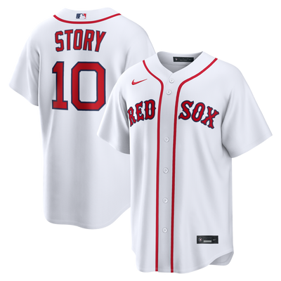Boston Red Sox Trevor Story Nike White Home Replica Jersey