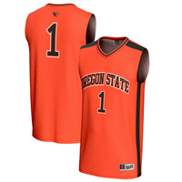 #1 Oregon State Beavers GameDay Greats Lightweight Collegiate Basketball Fashion Jersey - Orange