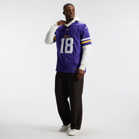 Minnesota Vikings Justin Jefferson Nike Purple Team Vapor F.U.S.E. Stitched Limited Jersey