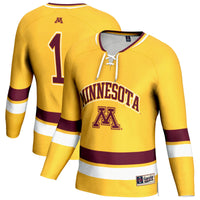 Minnesota Golden Gophers GameDay Greats Lightweight Hockey Fashion Jersey - Gold