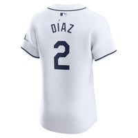 Tampa Bay Rays Yandy Diaz Nike White Home Elite Player Jersey