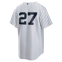 New York Yankees Giancarlo Stanton Nike White Home Replica Player Jersey