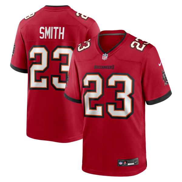 Tampa Bay Buccaneers Tykee Smith Nike Red Game Jersey