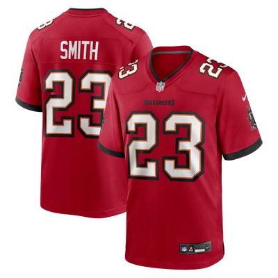 Tampa Bay Buccaneers Tykee Smith Nike Red Game Jersey