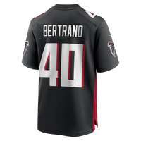 Atlanta Falcons JD Bertrand Nike Black Team Game Jersey