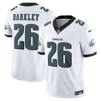 Philadelphia Eagles Saquon Barkley Nike White Vapor F.U.S.E. Limited Jersey