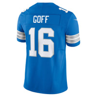 Detroit Lions Jared Goff Nike Blue Vapor F.U.S.E. Limited Jersey