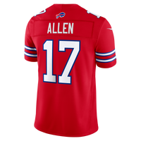 Buffalo Bills Josh Allen Nike Red Alternate Vapor F.U.S.E. Stitched Limited Jersey