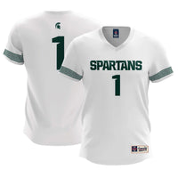 #1 Michigan State Spartans GameDay Greats Lightweight Soccer Team Jersey - White