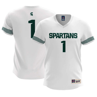 #1 Michigan State Spartans GameDay Greats Lightweight Soccer Team Jersey - White