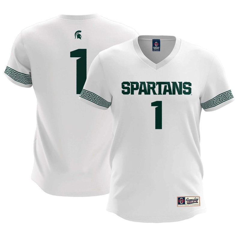 #1 Michigan State Spartans GameDay Greats Lightweight Soccer Team Jersey - White