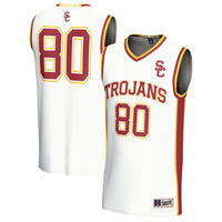 #80 USC Trojans GameDay Greats Lightweight Basketball Fashion Jersey - White
