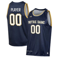 Notre Dame Fighting Irish Under Armour Pick-A-Player NIL Basketball Jersey - Navy