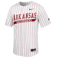 Nike White Arkansas Razorbacks Limited Baseball Jersey