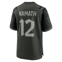 New York Jets Joe Namath Nike Gotham Green 2025 Rivalries Collection Retired Player Game Jersey