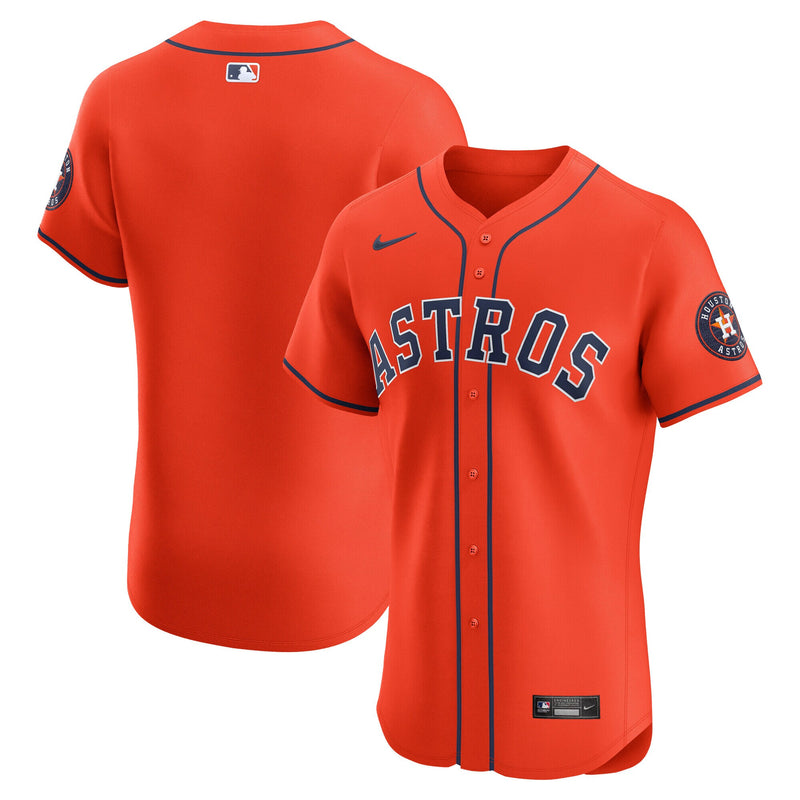 Houston Astros Nike Orange Alternate Elite Jersey